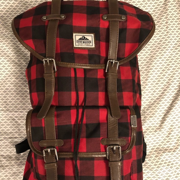 Steve Madden Other - Steve Madden Buffalo Check Backpack